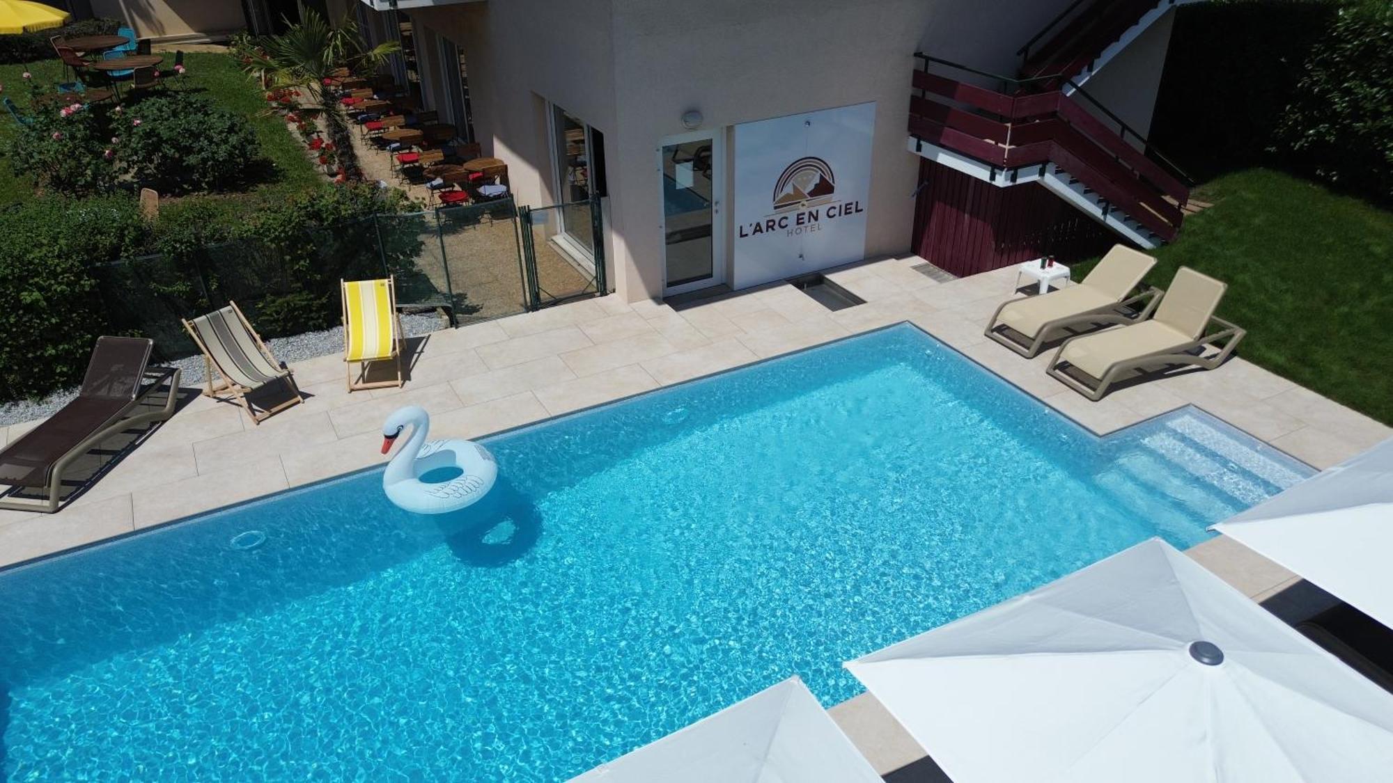 Logis Hotel Arc En Ciel Thonon-les-Bains Exterior photo